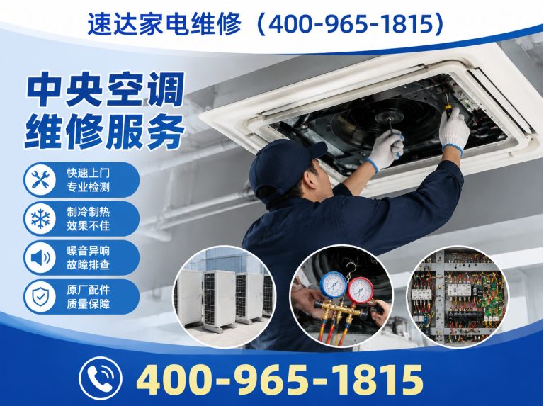 抚州中央空调维修展示图